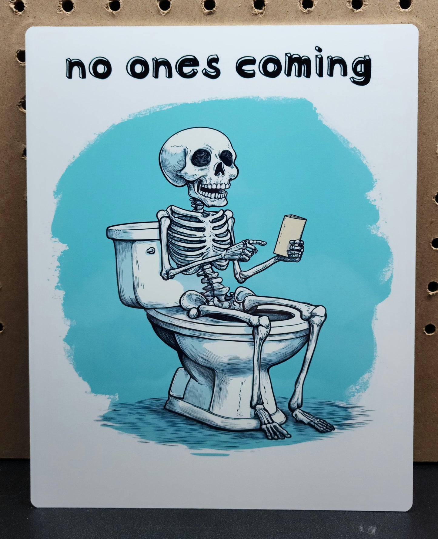 No one's coming...
