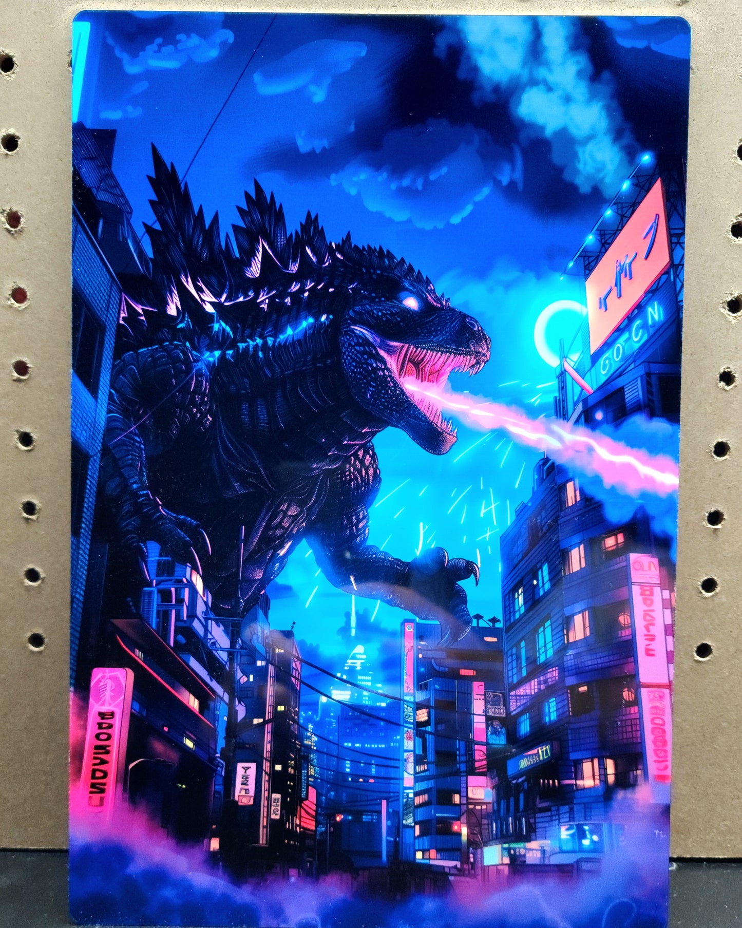 Neon Godzilla
